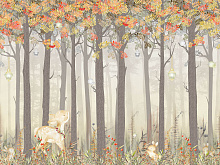 Фотообои в детскую Wall street FAIRY FOXES Fairy Foxes 3