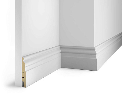 Плинтус AP18, 102X16X2400 с пазом, Напольные плинтусы, Cosca Плинтус AP18, 102X16X2400 с пазом, Напольные плинтусы, Cosca