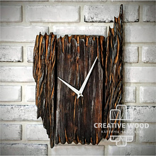 Панно в стиле Гранж Creative Wood Часы 7