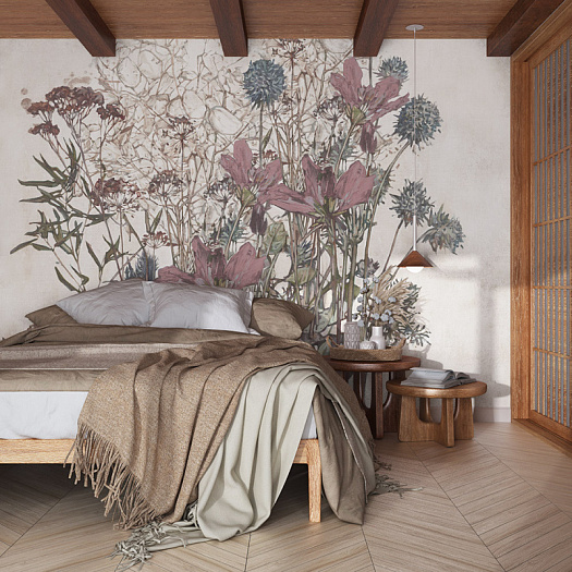 Фотообои в интерьере артикул PASCOLO 2, FLORA, Factura