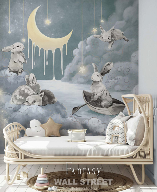 Фотообои в интерьере артикул Fantasy 20, FANTASY, Wall street